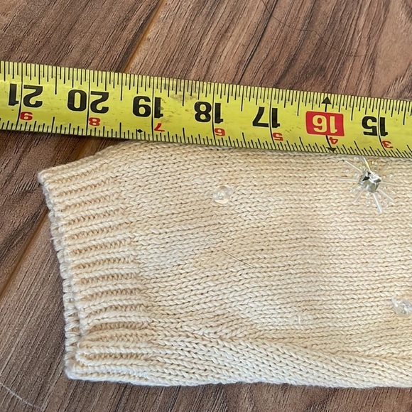 Vintage faux fur collar sweater - Picture 4 of 10